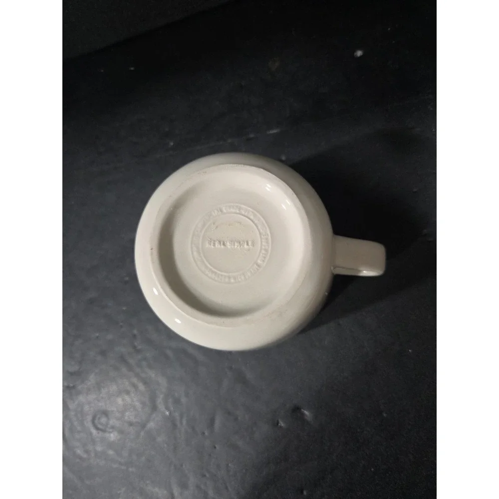 Real Simple White Creamer Pitcher, Sturdy Gravy‎ Sauce Pitcher, Butter Pitcher